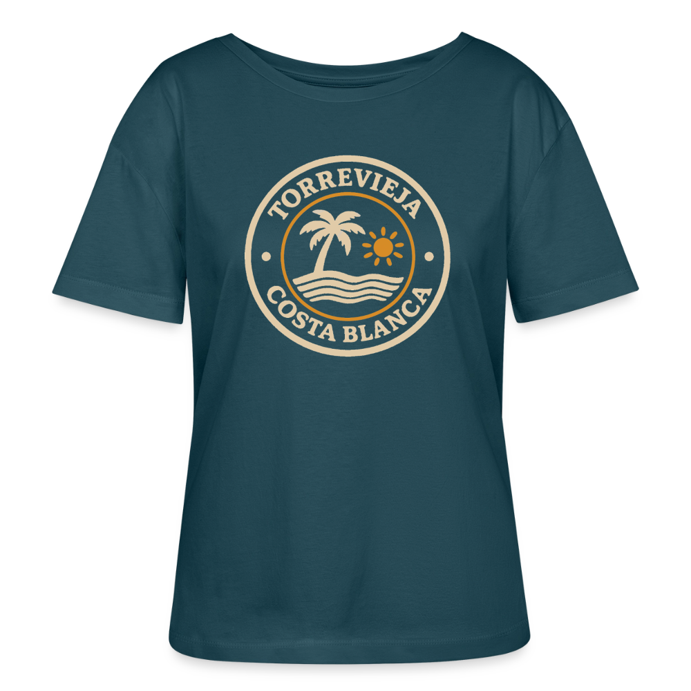 Ekologisk dam-T-shirt med Torrevieja-tryck - stargazer