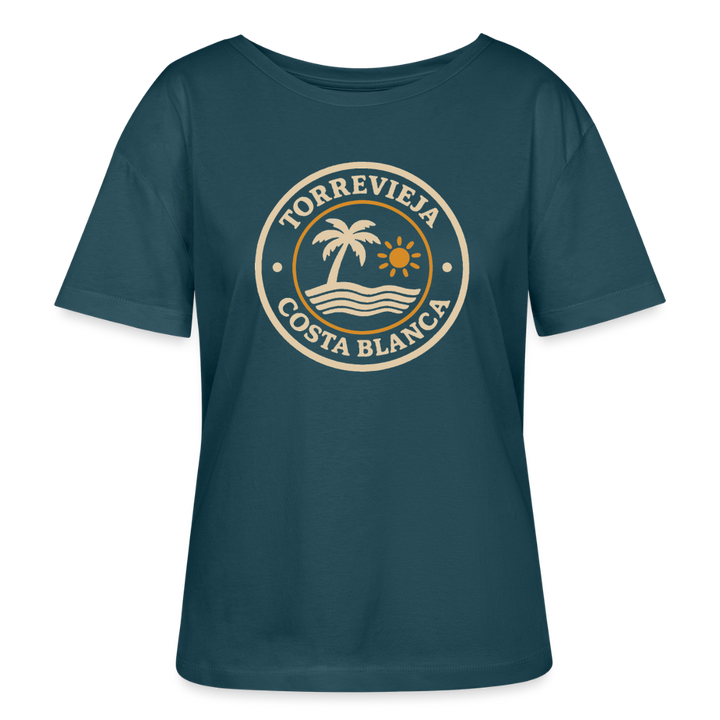 Ekologisk dam-T-shirt med Torrevieja-tryck - stargazer