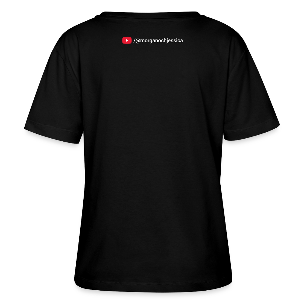 Ekologisk dam-T-shirt med Torrevieja-tryck - black